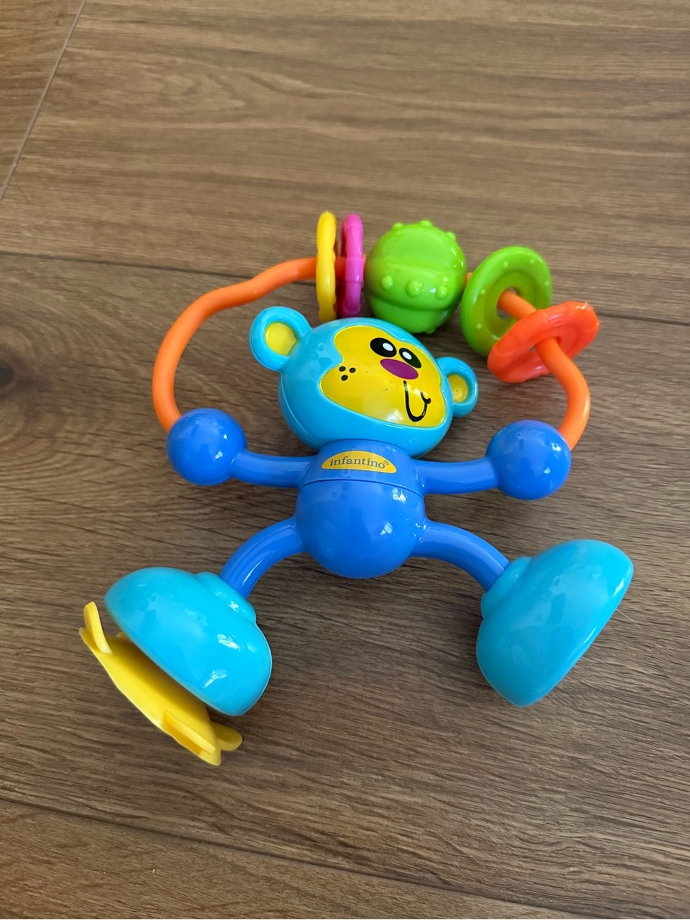 Infantino Baby Rattle Toy, Bear Theme, Multicolor, Unisex Baby Rattle